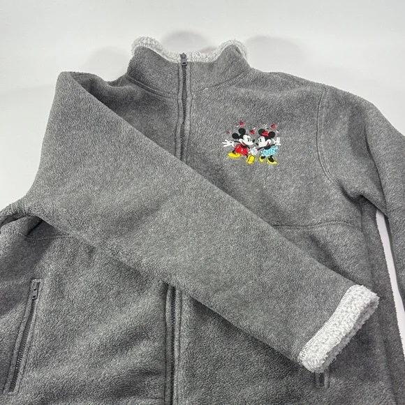VINTAGE Disney Fleece Jacket Women’s Size M - Picture 8 of 12